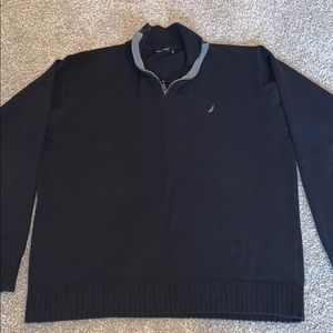 Nautical 1/4 zip sweater